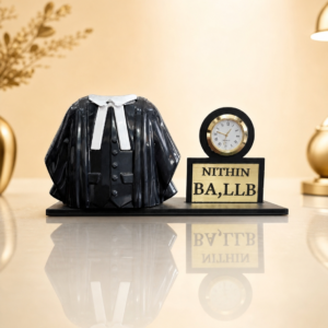 Personalized Lawyer Pen Stand with Nameplate